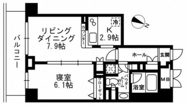 パークフラッツ学芸大学の物件間取画像